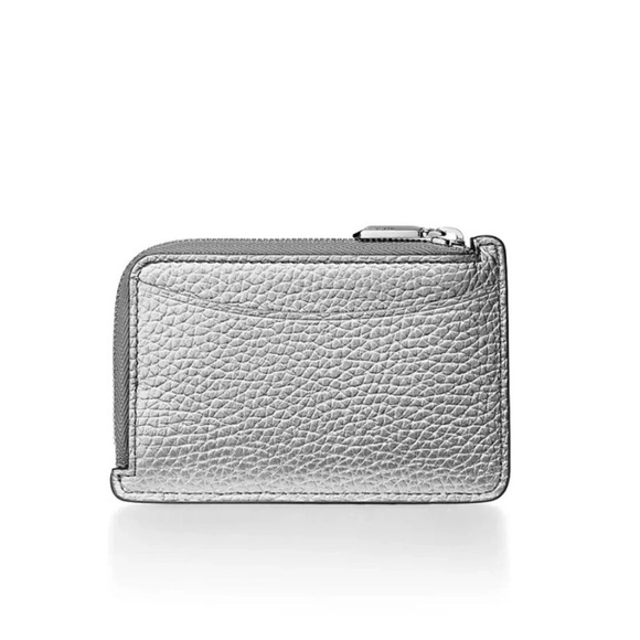 Tiffany & Co. Metallic Silver Wallet Card Holder - Picture 4 of 6